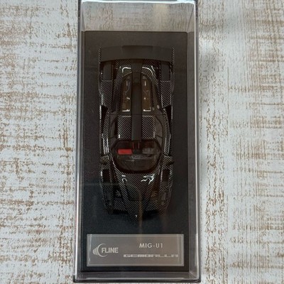 LINE 1/43 GEMBALLA MIG-U1 Carbon Color Ferrari Enzo Custom Diecast Modellauto
