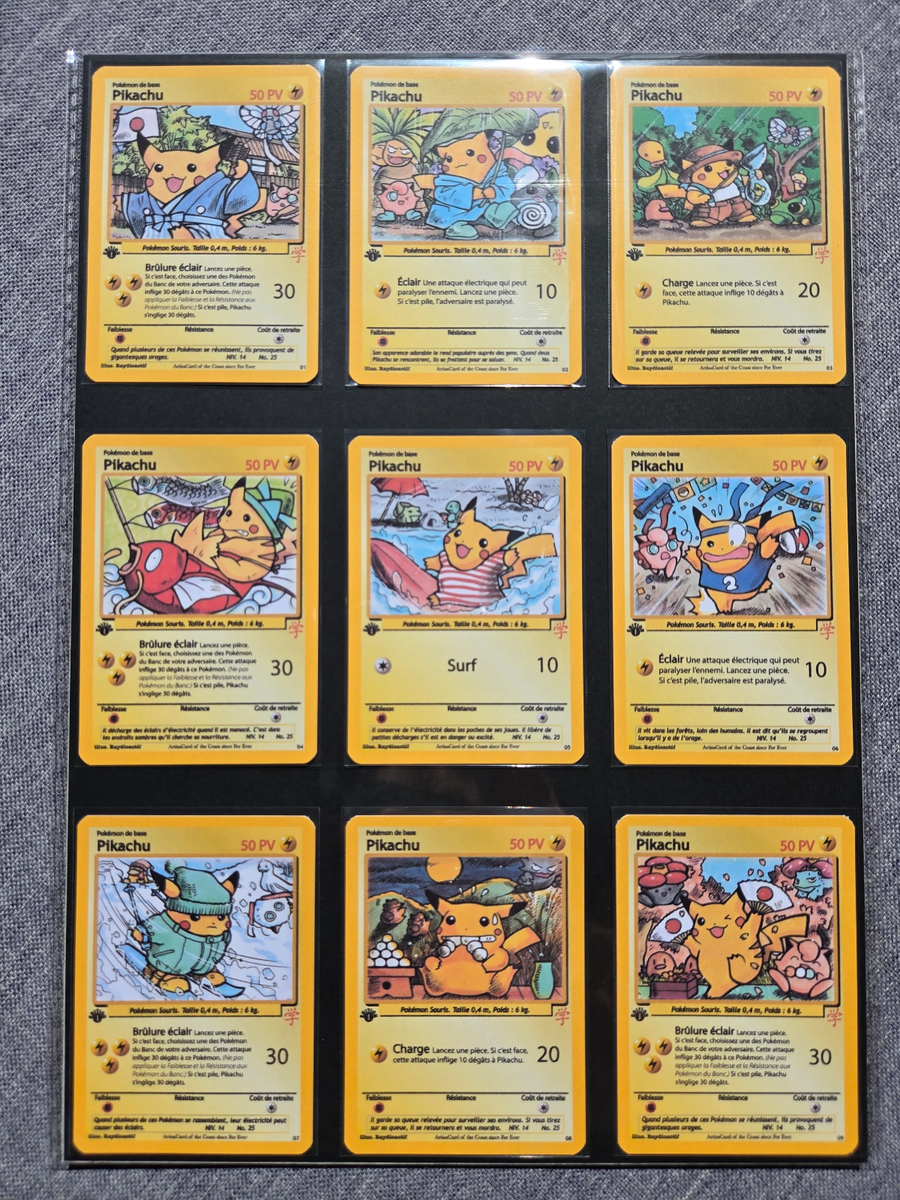 Cartes Pokémon Pikachu Japanese Set Wizards Style 90s | eBay