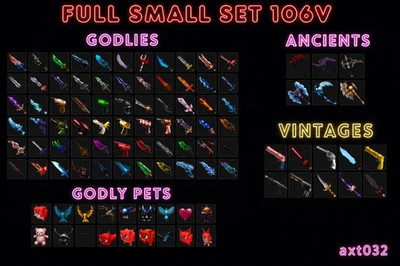 MM2 - Murder Mystery 2 - Full Small Set - 106v - Best Price !