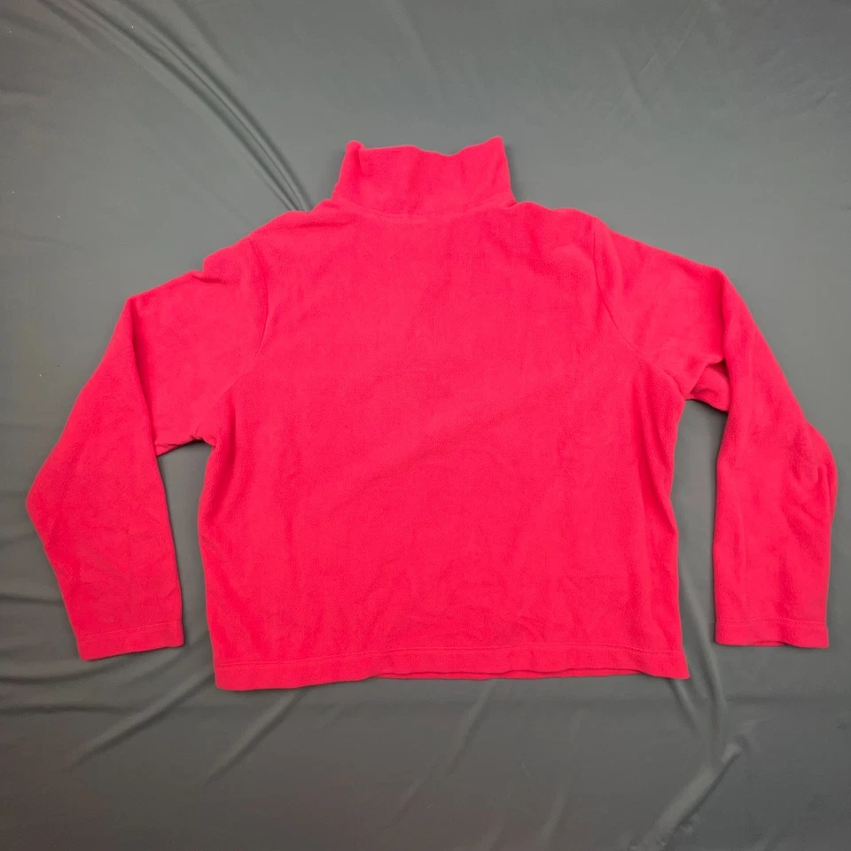 Pullover de Vellón Cabeza de Pato 2X Rosa Cuarto Cremallera Unisex Exterior Trail Gorpcore Foto 2 de 4