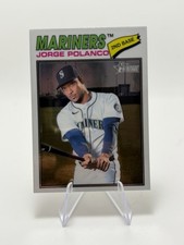 2025 Topps Heritage Jorge Polanco Seattle Mariners #135 MLB Baseball Card