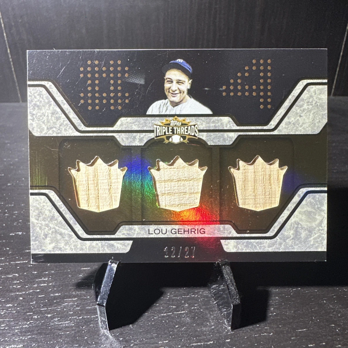 2008 Topps Triple Threads - Lou Gehrig Relic Triple Bat #TTR-235 