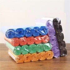 5 Rolls Trash Bags Small Garbage Bags Kitchen Waste Disposable Bin Liners UK