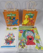 Vintage Sesame Street Birthday Party Decorations Gift Bags Balloon Kit