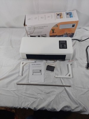 Wall Mounted Mobile Fan/heater L-2008 Adjustable Heating- Open Box