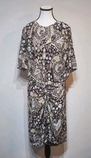 NWT Isabel Marant Etoile Bardeny Dress In Black/Beige Size 44 US 12 MSRP 465