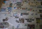GB & WORLD FDC's, cards, Miniature sheets,medal, postmark collection. JOB LOT