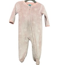 Disney Baby Winnie the Pooh Footed Fleece 1 Piece Zip Romper Outfit 6-9 mo