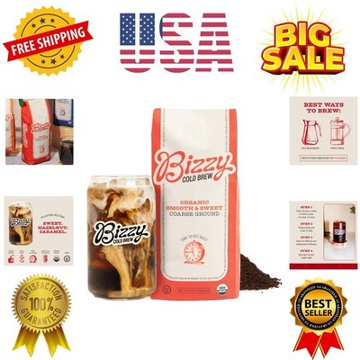 Organic Cold Brew Coffee | Smooth & Sweet Blend | Coarse Ground Coffee | Micr...