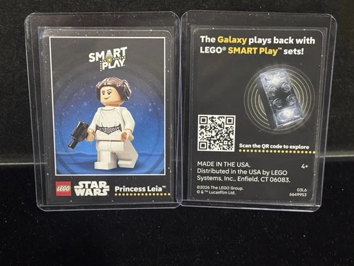 Lego Star Wars Smart Play - Princess Leia PROMO Card- Limited Card 6 of 8