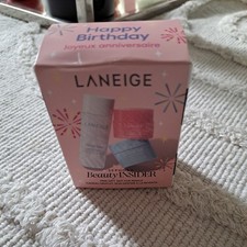 Laneige Sephora Beauty Insider 3 Piece Set Water Bank Moisturizer Lip Mask NIB