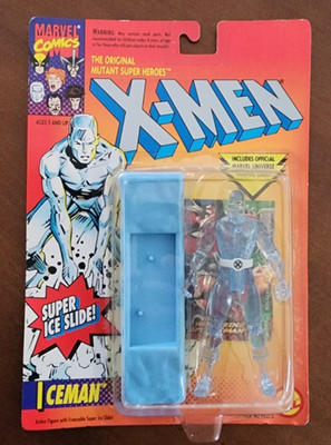 Marvel Entertainment X Men Iceman With Super Ice Slide Action Figure-MOC