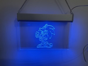 Sonic the Hedgehog Blue Neon Light Display