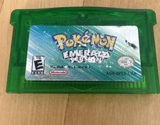 Pokemon Emerald Version Authentic, GBA Game Boy Advance, Model AGB-002