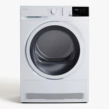 John Lewis JLTDH24 8kg Heat Pump Tumble Dryer in White 40956