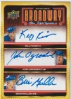 2025/26 UD New York Rangers Centennial Broadway Blue "Triple Signatures" BBT-KOM