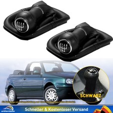 2 Kit Schaltknauf + Schaltsack mit Rahmen für VW Passat 3A 35i Golf II  III IV
