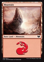 Mountain (336) Commander 2015
