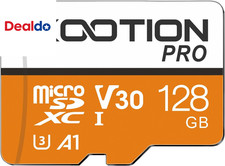 128GB Micro SDXC UHS-I U3 V30 A1 Memory Card - High Speed TF Card for Phone, Cam