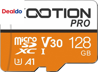 128GB Micro SDXC UHS-I U3 V30 A1 Memory Card - High Speed TF Card for Phone, Cam