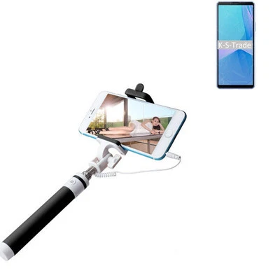 Pour Sony Xperia 10 III PERCHE SELFIE STICK BRAS TÉLÉSCOPIQUE MONOPIED - Photo 1/4
