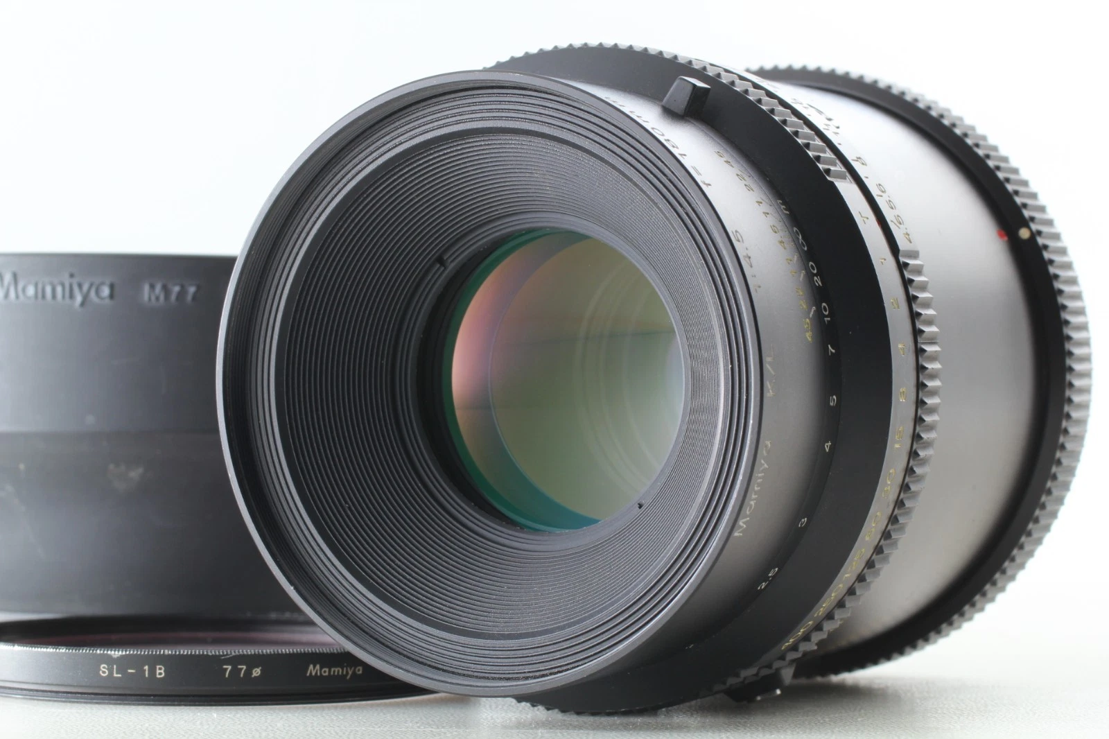 【 MINT+ w/ Hood 】 Mamiya K/L KL 180mm f4.5 L-A MF Lens For RB67 S SD From JAPAN