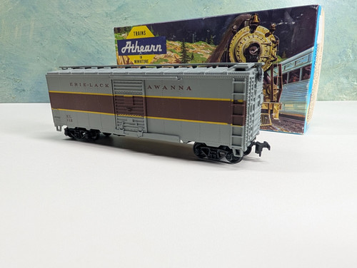 Coche de caja Athearn #1153-3 escala HO 40' Erie Lackawanna EL #112 Bev-Bel LEER | Condition: Used