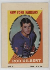 1970-71 Topps Sticker Stamps Rod Gilbert HOF z9k