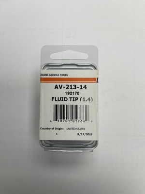 #ad DeVilbiss AV 213 14 FLUID TIP 1.4mm Devilbiss AV 213 14 Fluid Tip 1.4 New Box $100.00