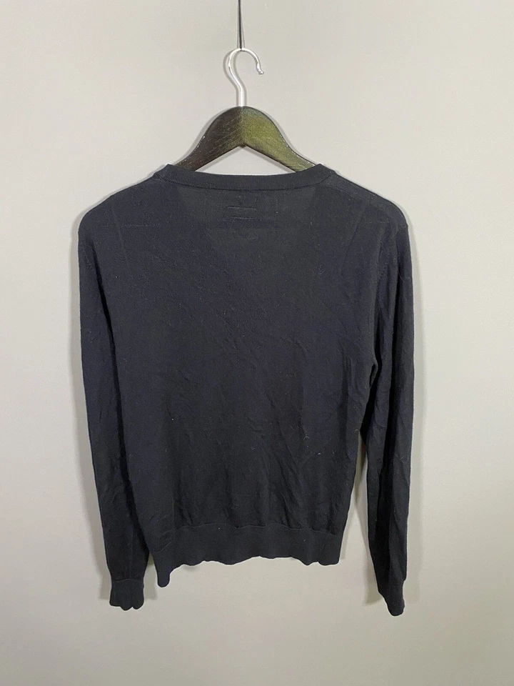 CÁRDIGAN ALLAINTS MERINO - Talla Pequeña - Azul Marino - Excelente Estado - Hombre Foto 4 de 4