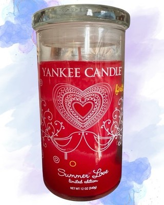 Yankee Candle First Kiss Summer Love Limited Edition Medium Tumbler Candle