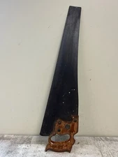 Disston d-8 Hand Saw 1896-1917 26" Blade Apple Wood Handle Excellent Cond