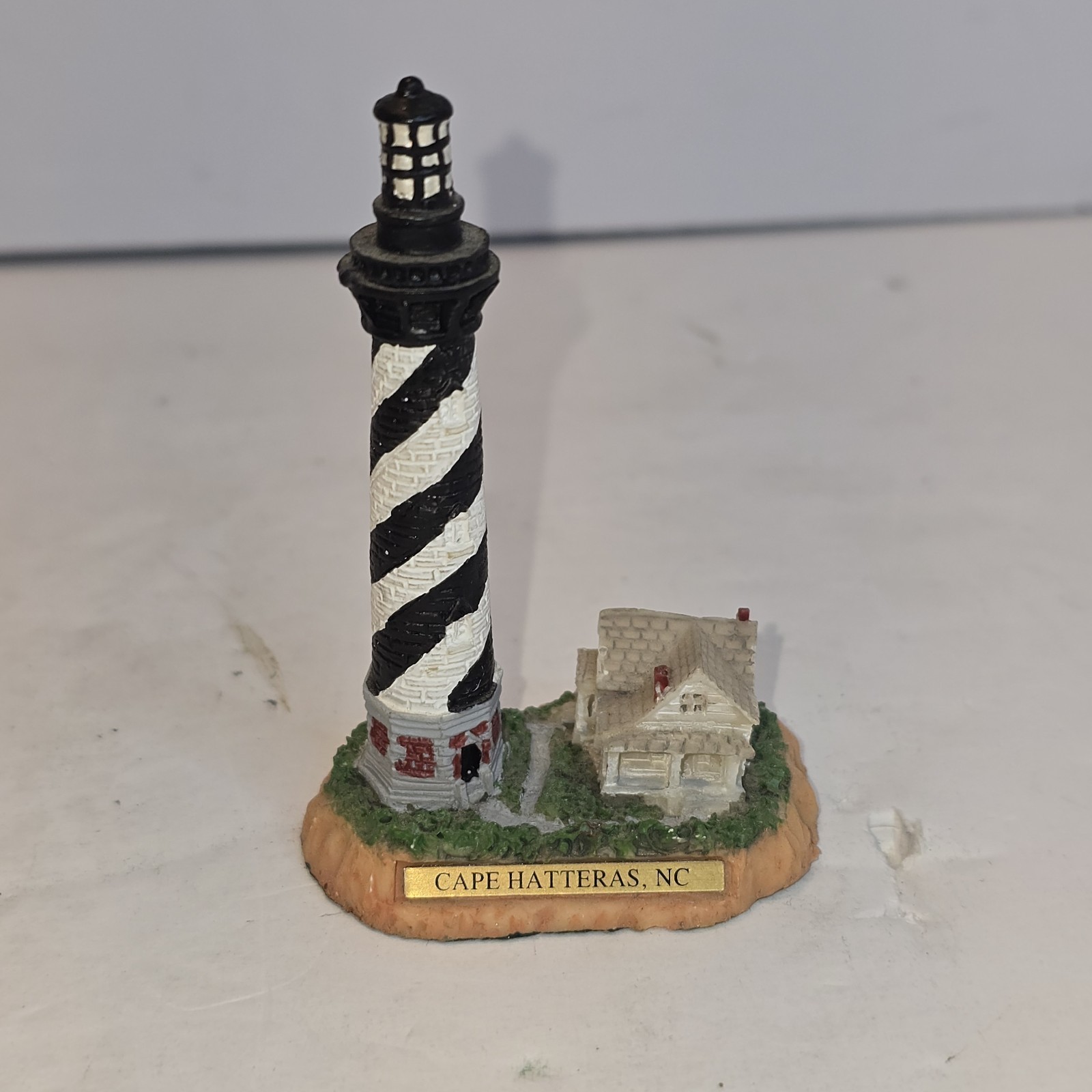 Cape Hatteras North Carolina Lighthouse Statue Desktop Decor Resin Figurine
