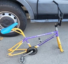 BOSS RACING BMX Frame Vintage 20" Old School USA 1981 OAKLAND CA Freestyle Forks