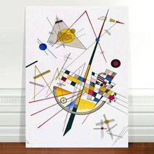 Wassily Kandinsky Mild Tension ~ FINE ART CANVAS PRINT 24x18"