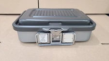 New V. Mueller Genesis CD0-4C 12"x 8"x4" Solid Sterilization Container + Basket