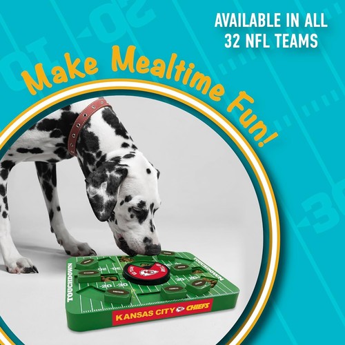 Pets First NFL Large Puzzle Treat Toy for Dogs & Cats Slow Feeding Dog Toy - Picture 101 of 191