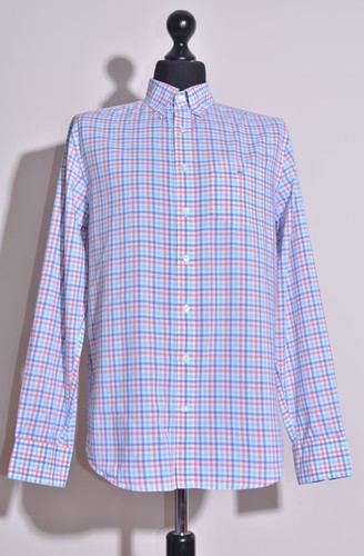 GANT Men's The Broadcloth Gingham Long Sleeve Checked Shirt Size M - Picture 2 of 7