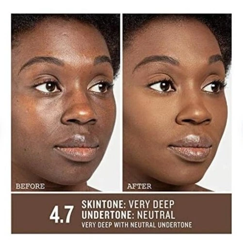 SMASHBOX Studio Skin Full Coverage 24 Hour Foundation Shade 4.7 30ml New Boxed - Image 2 of 3