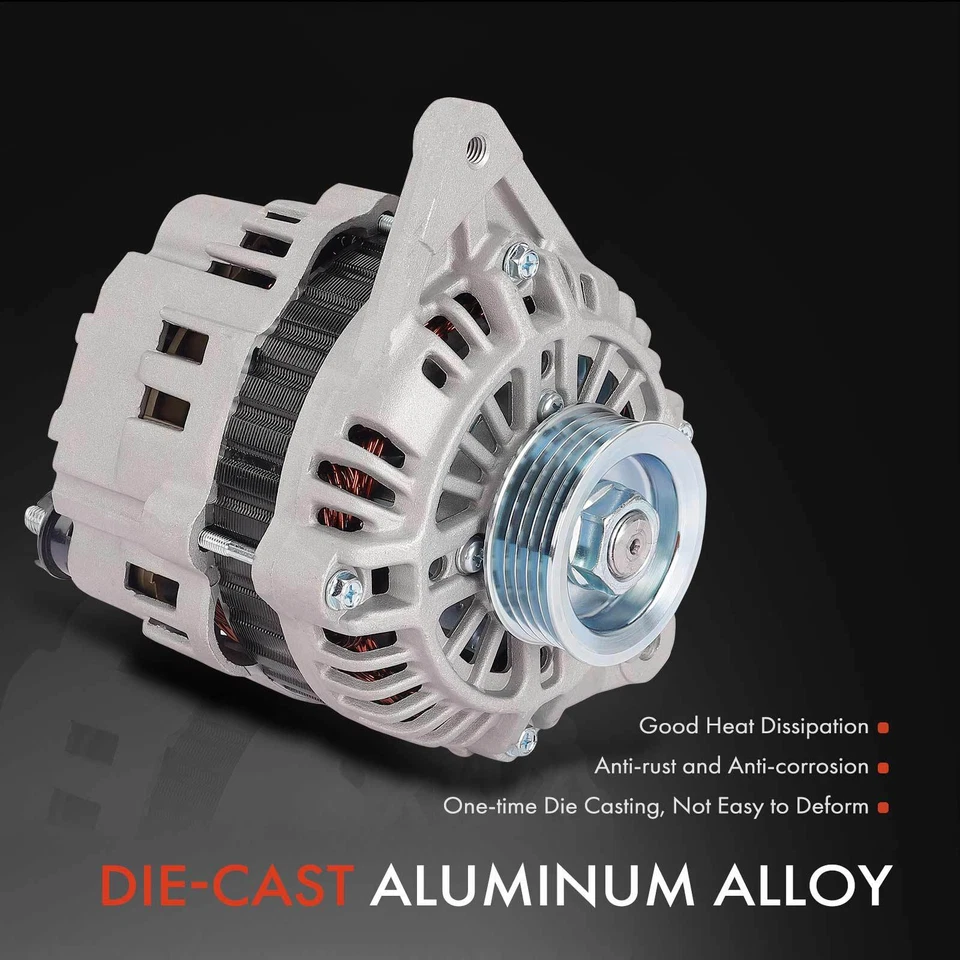 Alternador para Mitsubishi Eclipse 2000-2005 Galant 90A 12V CW polea de 5 ranuras Foto 4 de 4