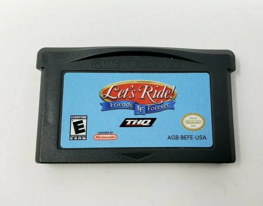 Let's Ride! Friends Forever (Nintendo Game Boy Advance) GBA Authentic Tested 