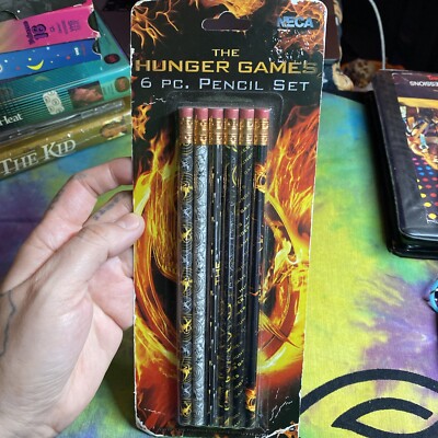 2012 Hunger Games - Pencil Set Assortment of 6-Brand New !!