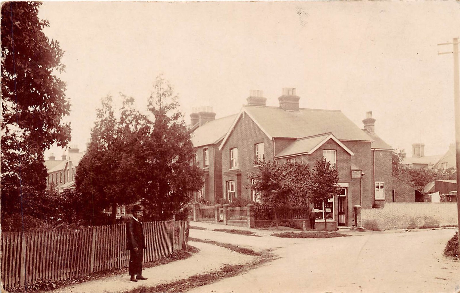 Postal De Leicestershire Village ?? Café Té Helado Y Leche RP