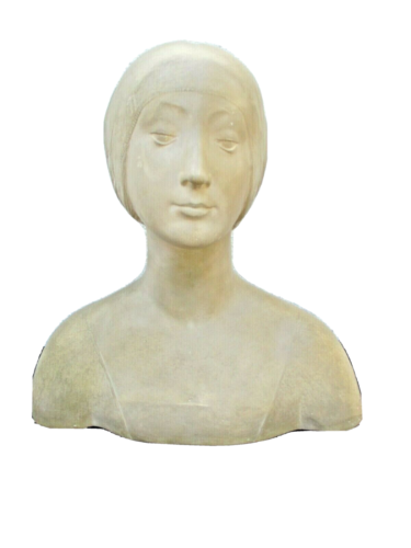 Sculpture Francesco Laurana buste Princesse inconnue enfant Eleonore d'Aragon - Photo 1/12