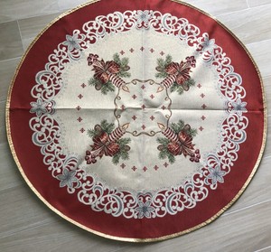 Centrotavola Natalizio Ebay.Natale Centro Tavola Natalizio Oro E Rosso Con Lurex Ebay