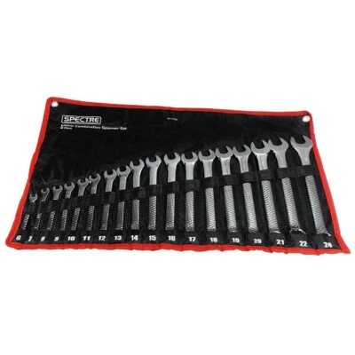 Spectre SP-17002 18 Piece 6-24mm Combination Spanner Wrench Set