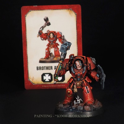 Warhammer 40k Space Marine Heroes Brother Aramus Terminator Armor Ebay