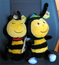 Set 2 St&uuml;ck Pl&uuml;schbienen Billy, Bianca - BE HAPPY NETTO- Sammelaktion-NEU