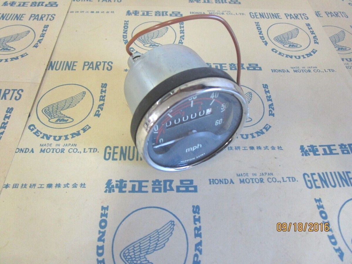 HONDA S65 Honda Sport 65 NOS Speedometer 37200-035-680 | eBay