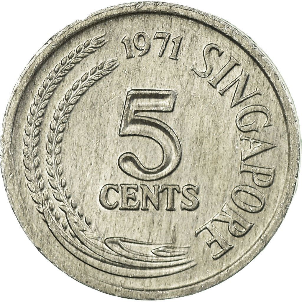 Singapore 5 Cents Coin | FAO | KM8 | 1971 Aluminium | eBay